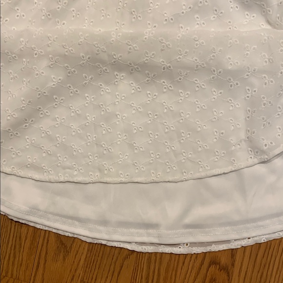 Windsor White Ruffled Dress - Picture 3 of 11